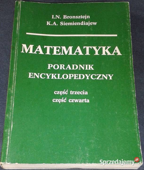 Matematyka Poradnik encyklopedyczny Części 34 I