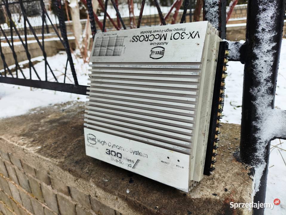 Wzmacniacz samochodowy 4 kanałowy Weconic VX301 śląskie Niegowonice