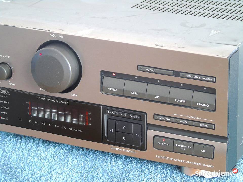 Wzmacniacz stere Sony TAD507 korektor graficzny Jasło
