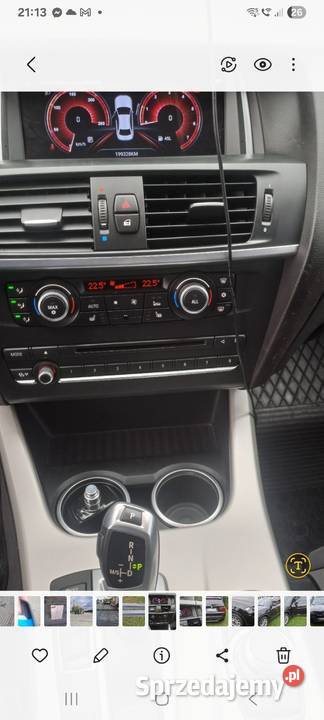 BMW X3 bmw x3 F25 20 D 184 187 X drive nawigacja
