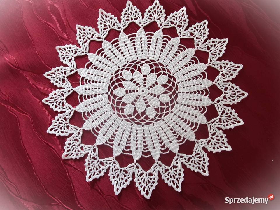 Wyroby szydełkowe z kordonka i nici Rękodzieło Jaworzno