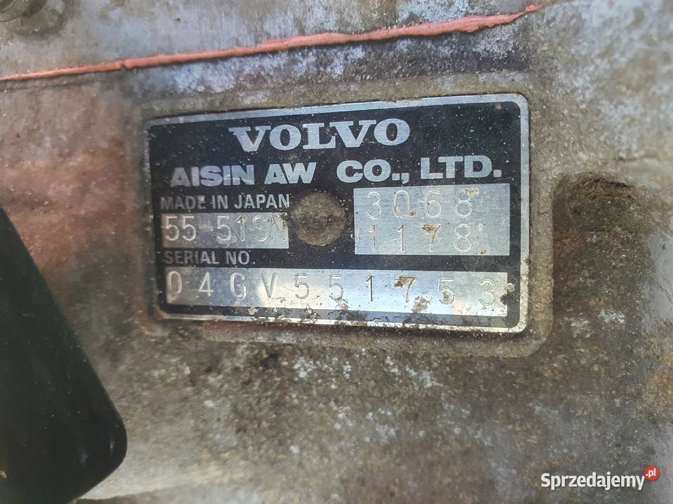 AUTOMATYCZNA SKRZYNIA BIEGÓW Volvo V70 II 20 T