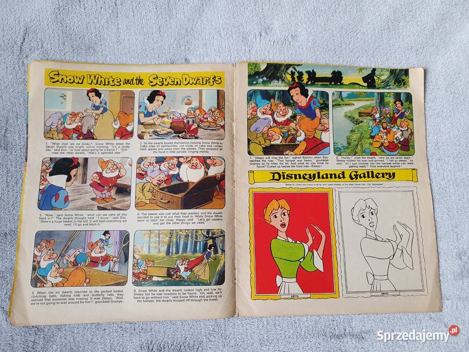 Disneyland komiks w jęz angielskim z 1973 roku
