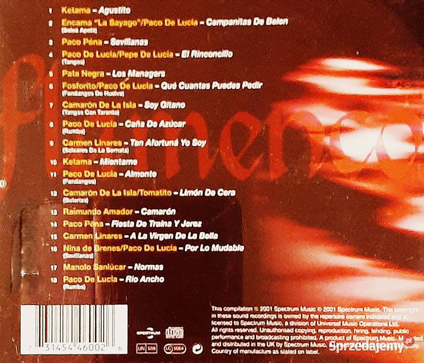 Album CD FLAMENCO Największe Gwiazdy Legnica