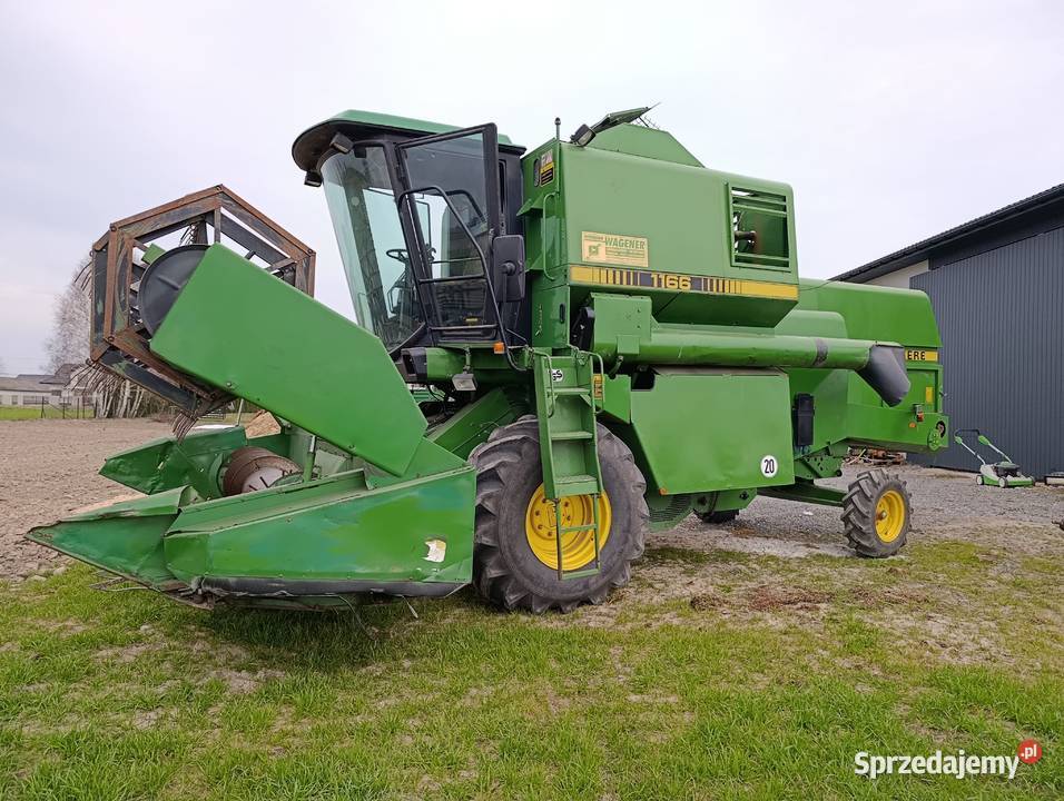 Kombajn zbożowy John Deere 1166 mazowieckie Rawica Stara