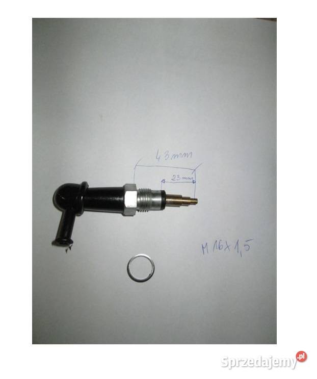szczotkotrzymacz M16x15 świeca sprzęgła M16x15