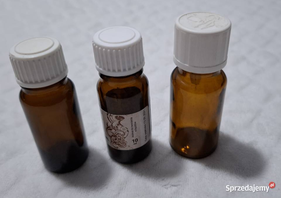Szklane buteleczki olejkach eterycznych itp 10ml Czeladź