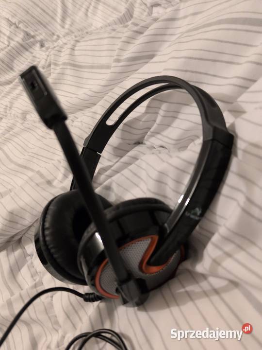 Słuchawki nauszne z mikrofonem sprzedam