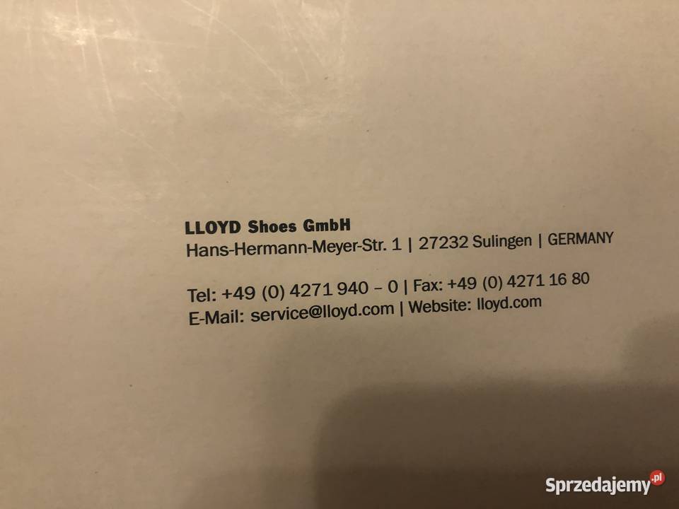 Mokasyny męskie Lloyd czarne 10 inna Józefin sprzedam