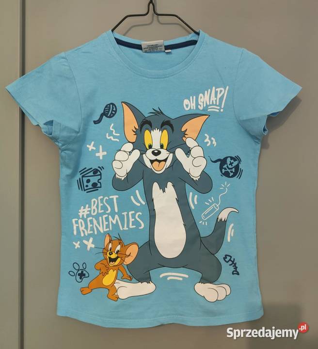 Tshirt chłopięcy z Tom Jerry z krótkim rękawem Warszawa