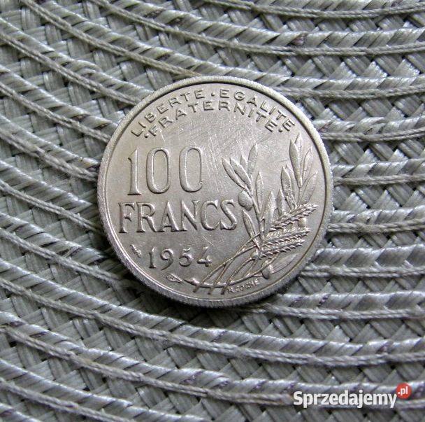 Fancja 100 Franków 1954r Kalisz