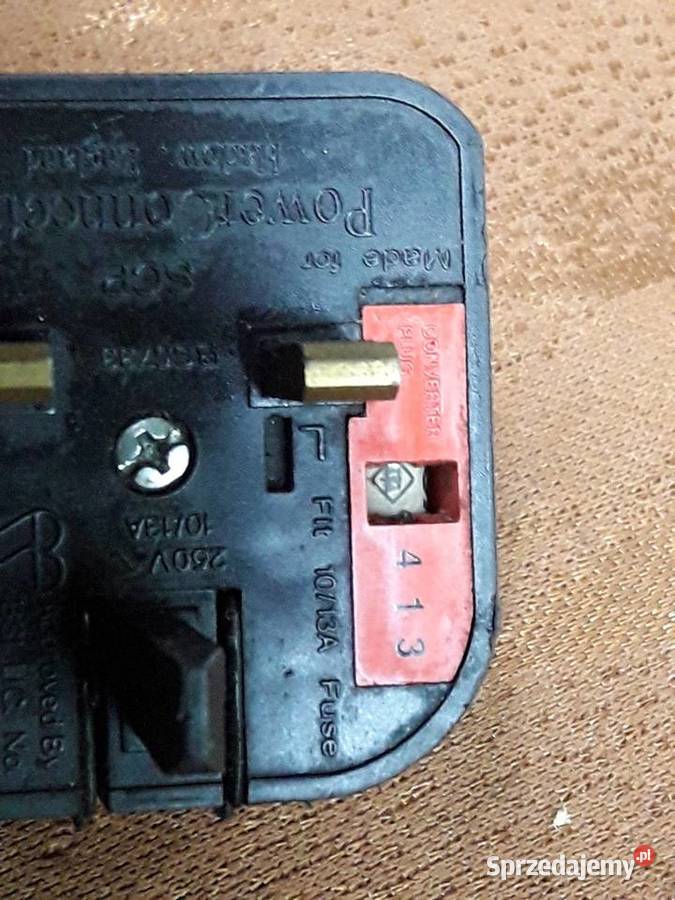 Adapter przelotka wtyczka angielska przejściówka Piotrków Trybunalski sprzedam