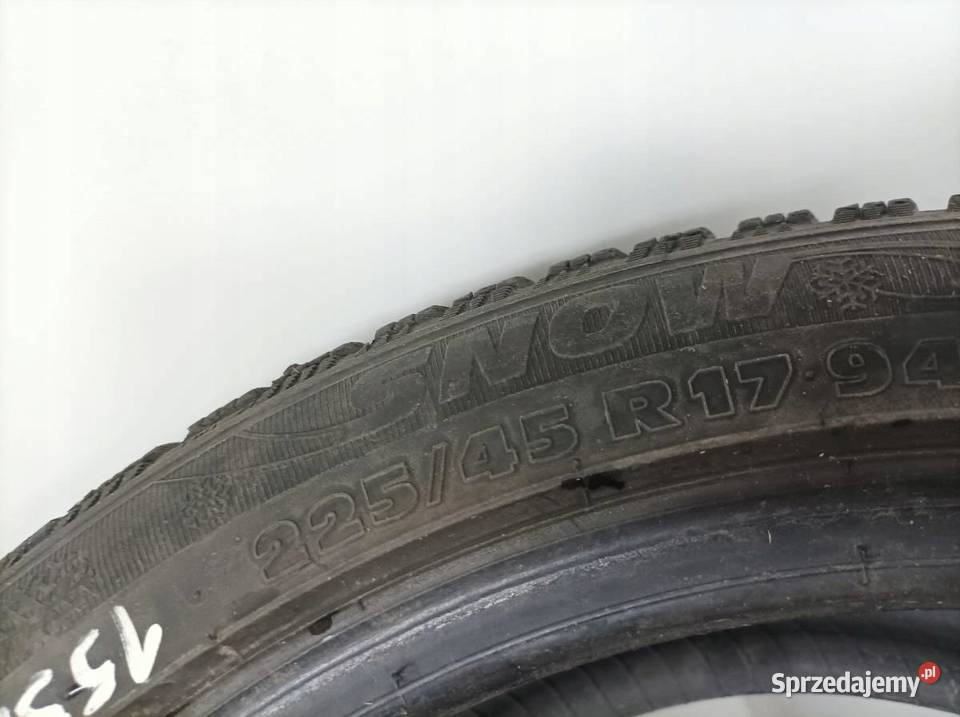 4x OPONA ZIMOWA KORMORAN SNOW 22545R17 2819670MM Samochodowe