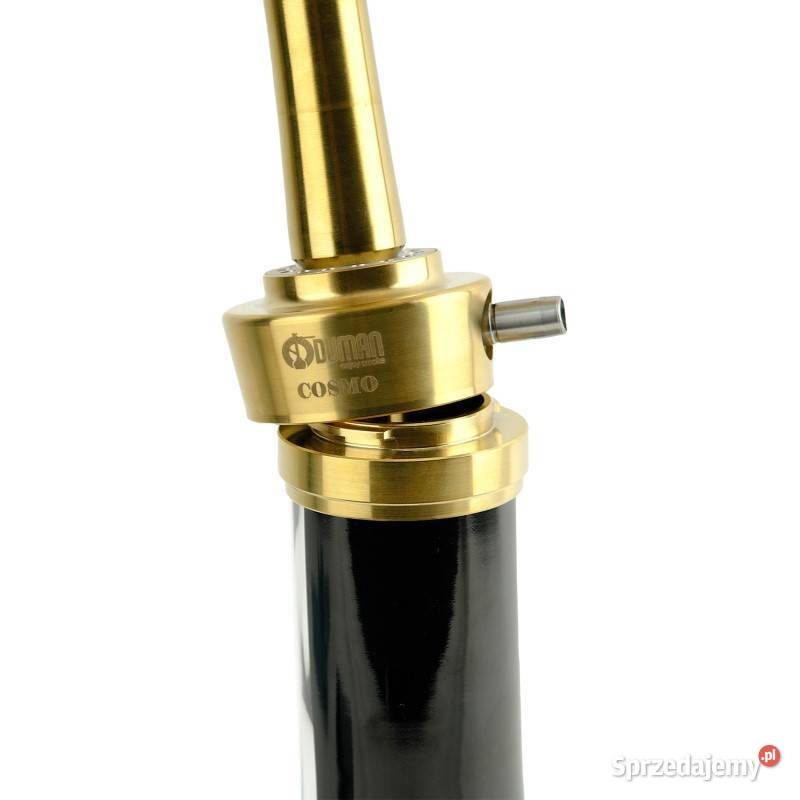 Oduman Cosmo Hookah Gold Body Black Glass Fajka Łódź