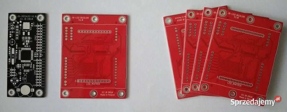 PCB do wyświetlacza tekstowego LED 40x8 matryce Myślenice