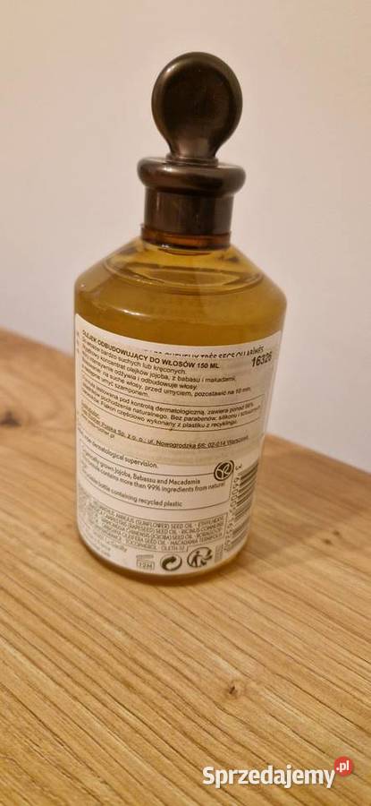 Olejek do włosów odbudowujacy yves rocher Unisex