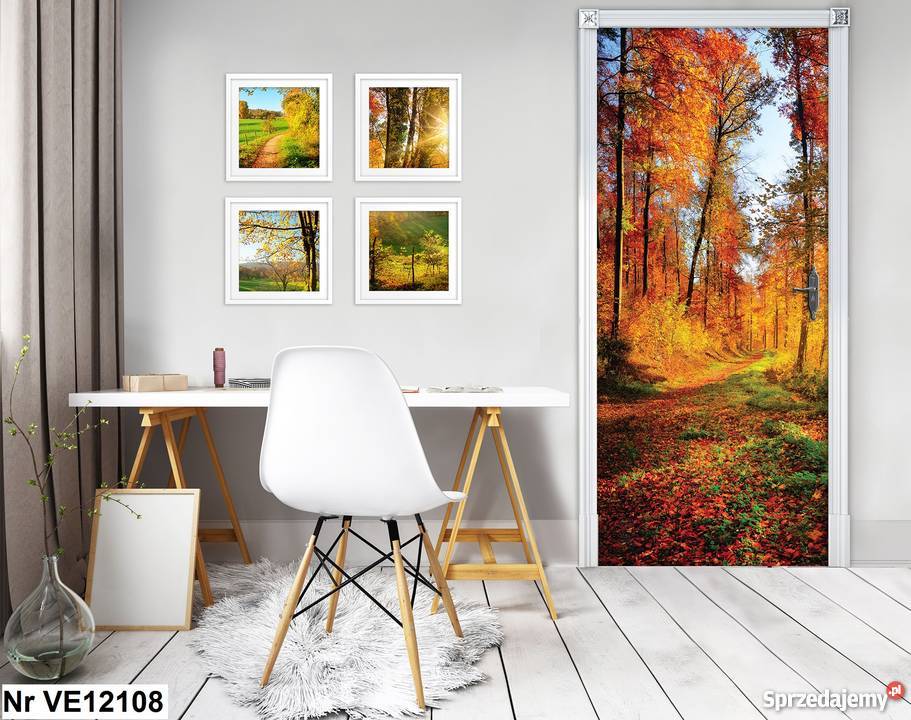 Tapeta fototapeta Piękny las liście