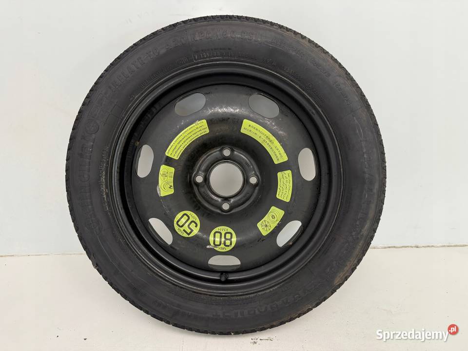 KOŁO DOJAZDOWE Peugeot 207 308 12585 R16 4x108 Samochodowe Chełm