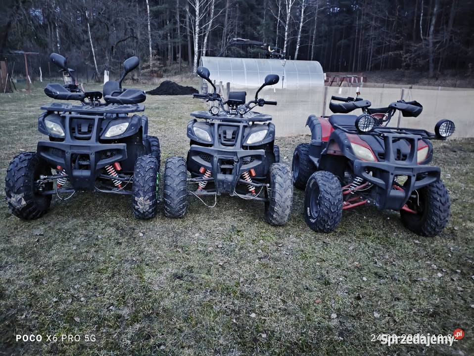 3 quady w komplecie 250cm3