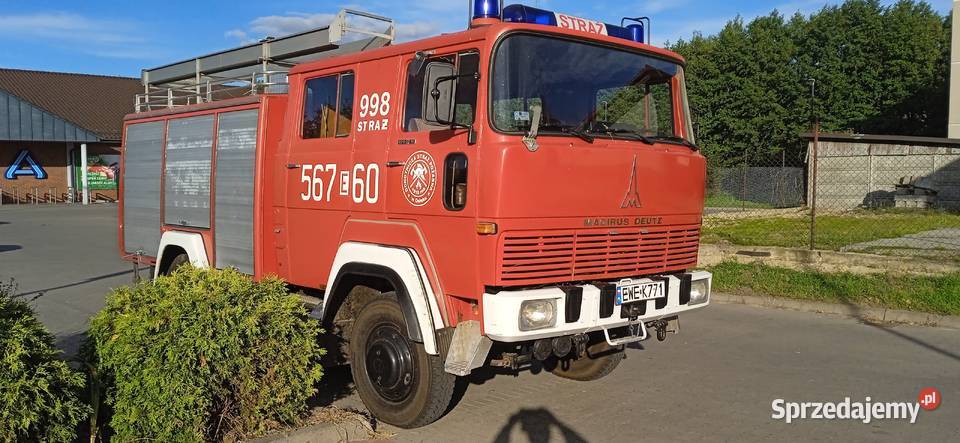 Magirus FM170 D 11 FA POŻARNICZY Motoryzacja