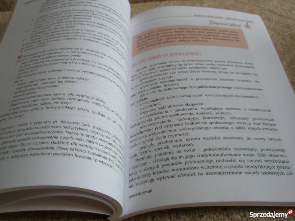Barwy epok Nauka o języku cz 1 JKowalikowa Książki i Podręczniki Ostrołęka