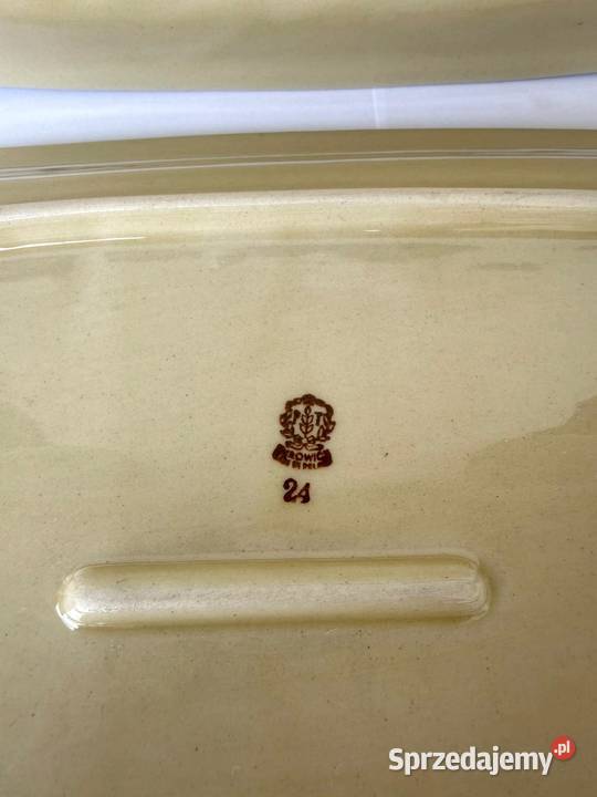 Półmisek ceramika Tułowice komplet 2 półmisków Porcelana i szkło małopolskie Kraków