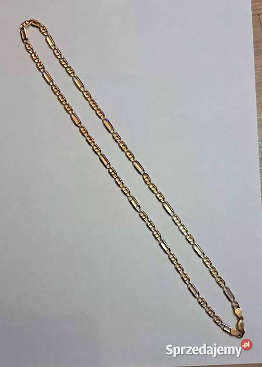 Łańcuszek splot GucciFigaro z podłużnymi Mogilno