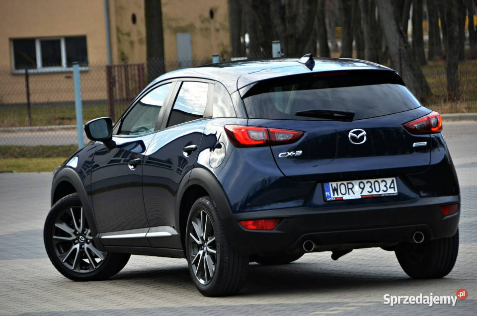 Mazda CX3 20i 120GezFoteleAluPDCKamera kurtyny powietrzne mazowieckie sprzedam