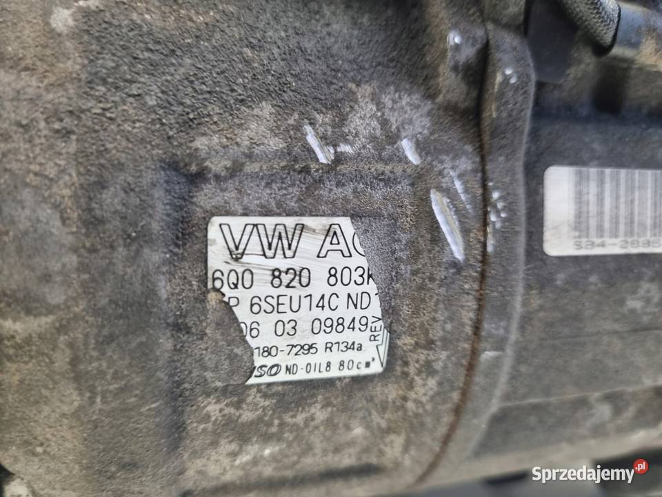 SPRĘŻARKA KLIMATYZACJI VW Polo IV Skoda Fabia II osobowe