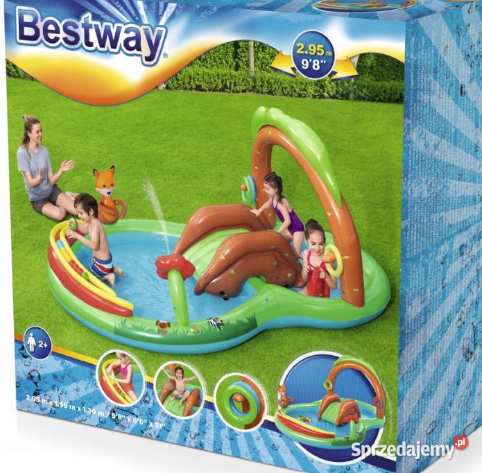 Plac zabaw dmuchany wodny NOWY 295x199x130 pomorskie sprzedam