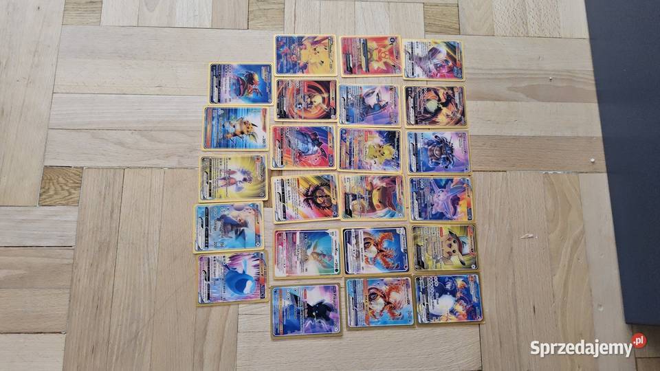 Karty z Pokemonami ze złotą ramką 23 holo Antyki, Sztuka, Kolekcje Tarnów