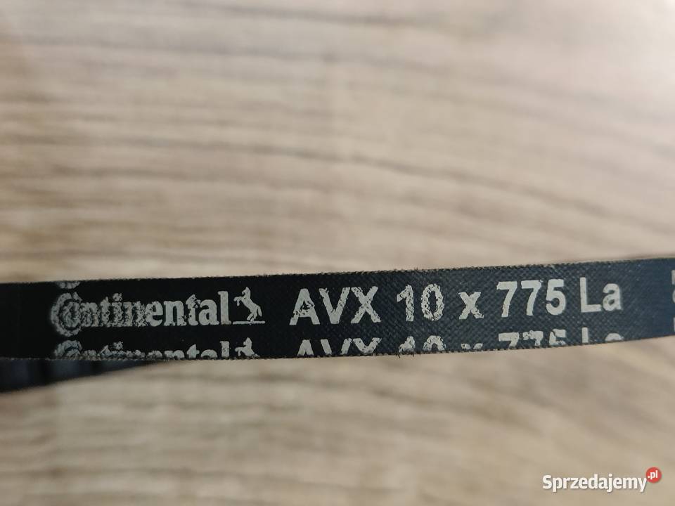 Pasek klinowy zębaty Continental AVX 10x775 La Elementy napędu sprzedam