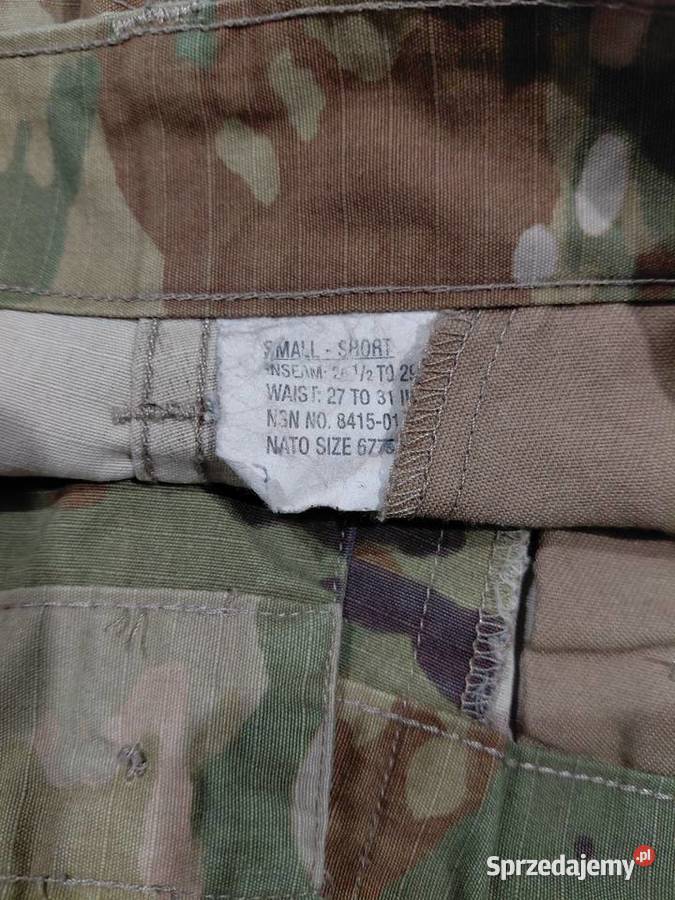 Spodnie ACU multicam ocp small short uszkodzone Wrocław