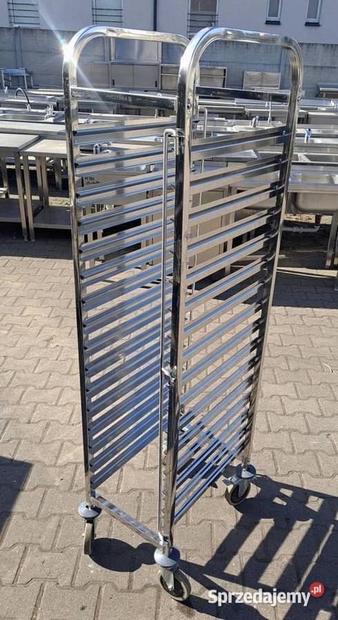 WÓZEK NA TACE 11GN MOBILNY PROWADNICE 16 M784N Gastronomia sprzedam