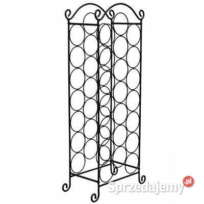 vidaXL Metalowy stojak na 21 butelek Warszawa