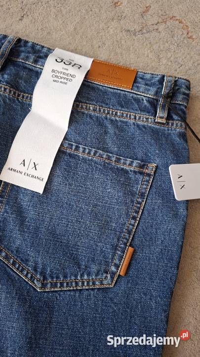 Armani Exchange jeansy damskie boyfriend r 33R Spodnie lubelskie sprzedam