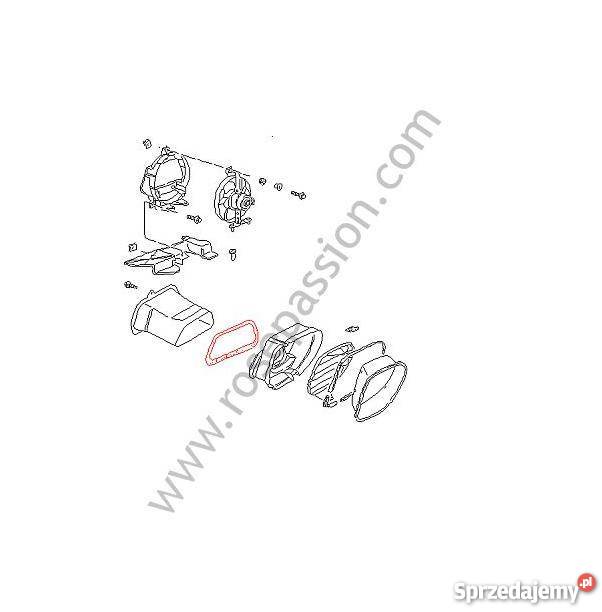 PORSCHE 986 Boxster uszczelka wentylacji Pilzno