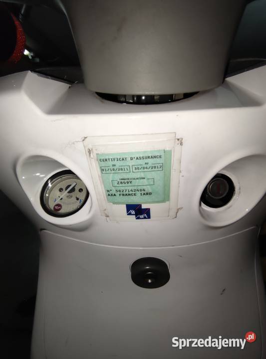Skuter Yamaha MBK Flipper bez papierów uszkodzony mazowieckie Otwock