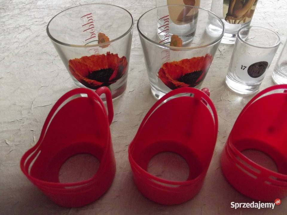 Szklanki ozdobne literatki uhwyty do szklanek Piekary Śląskie