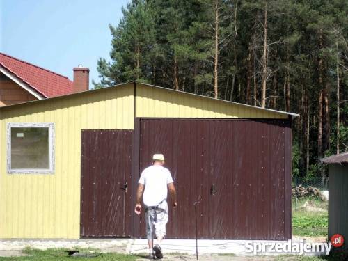 Garaż Blaszany 6x6 Garaże Blaszane Dwuspadowy Alwernia