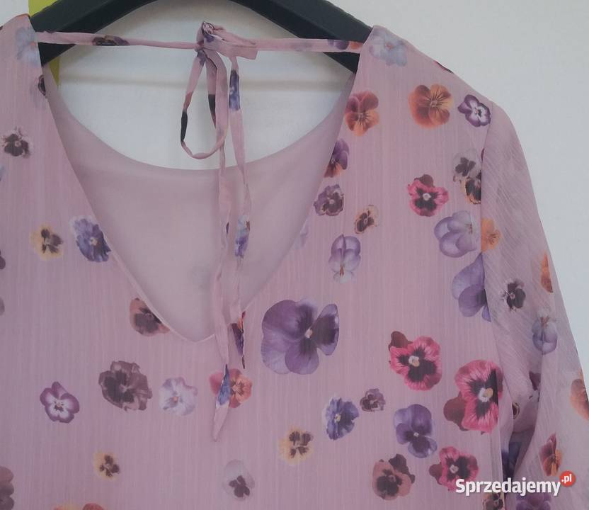 S 3638 Kolorowa sukienka z falbanką Mohito Gliwice