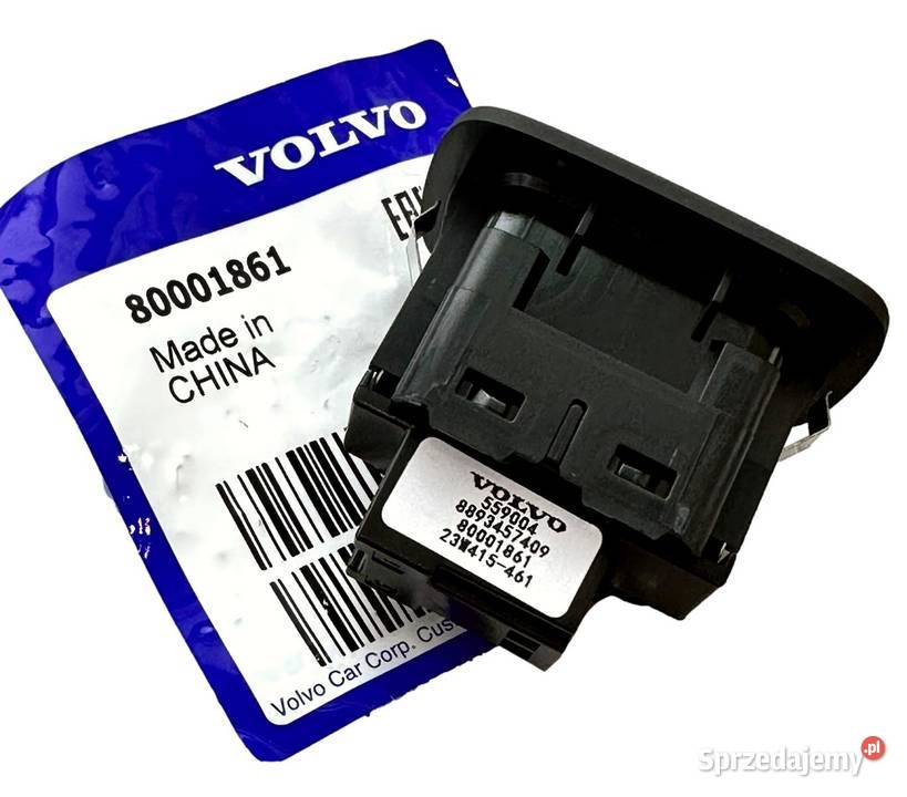 VOLVO EX30 przycisk haka holowniczego skladanego Gadgety motoryzacyjne