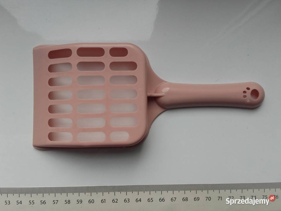 Łopatka plastikowa do kuwety kota w celu