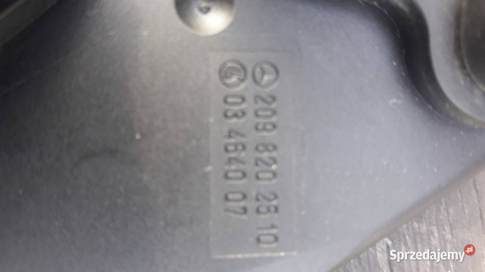 Mercedes W209 CLK manipulator sterowanie fotela Gdańsk