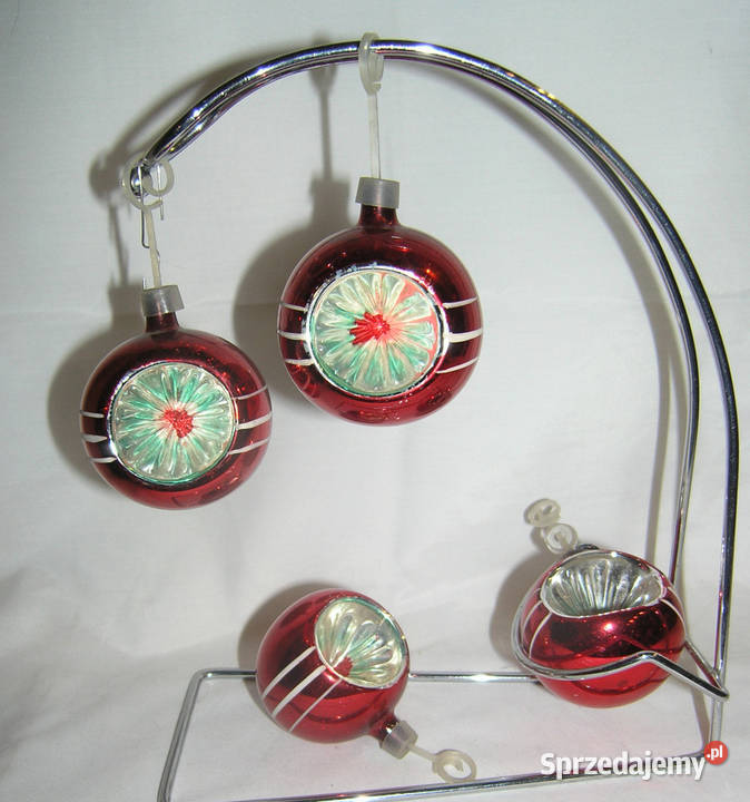 bombki reflektorki vintageDd Porcelana i szkło Bartków