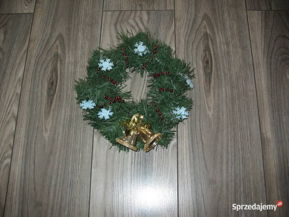 Wianek świąteczny ozdoba na drzwi okno kominek śląskie Chorzów sprzedam