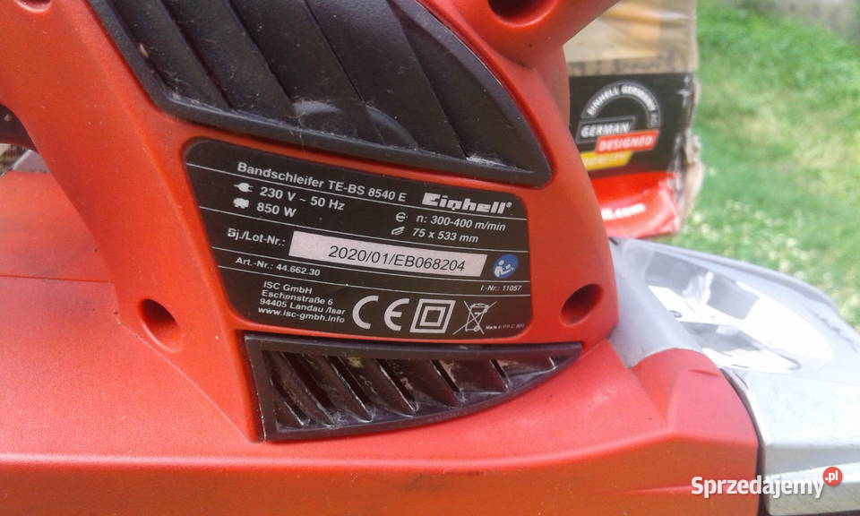 Szlifierka taśmowa EINHELL TEBS 8540 E 850 W