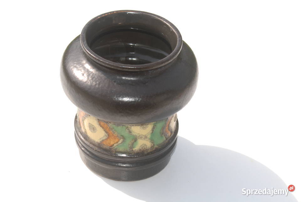 Stary ceramiczny wazon wazonik antyk zabytek