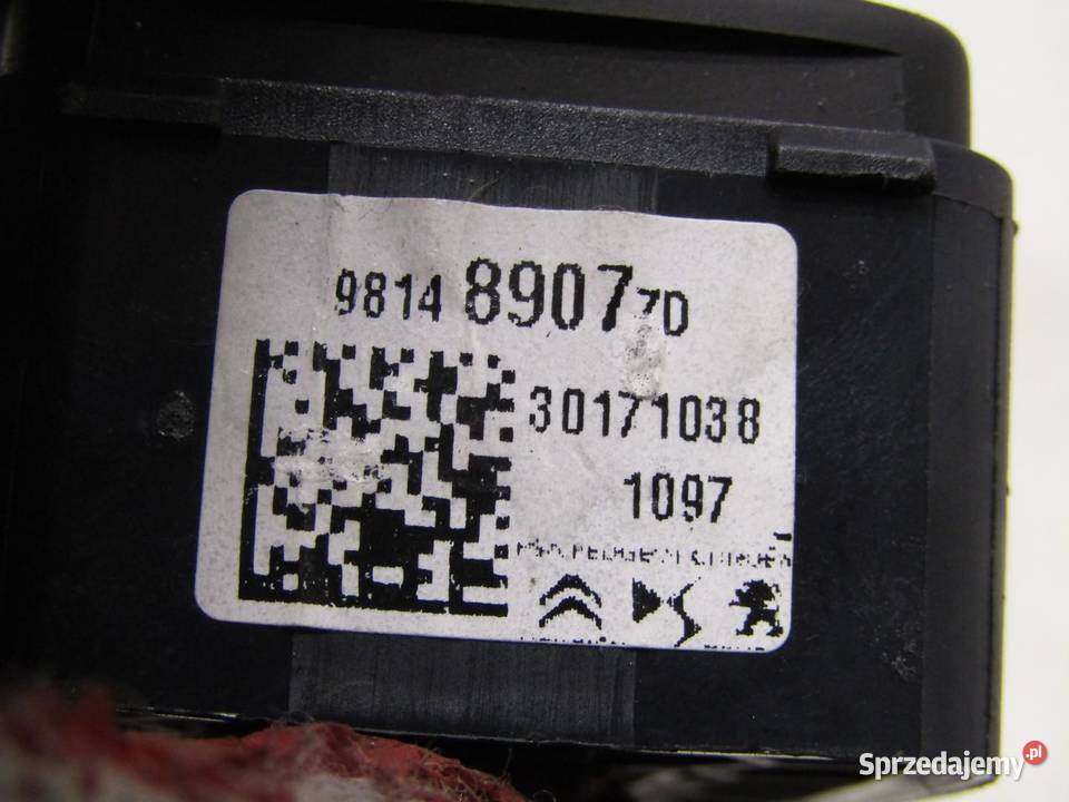 PANEL PRZEŁĄCZNIK SZYB LEWY PRZÓD CITROEN C3 III Osłony i zaślepki