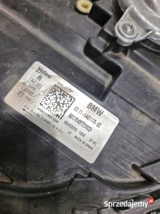 BMW X1 F48 LAMPA PRAWA PRZÓD LCI FULL LED EU